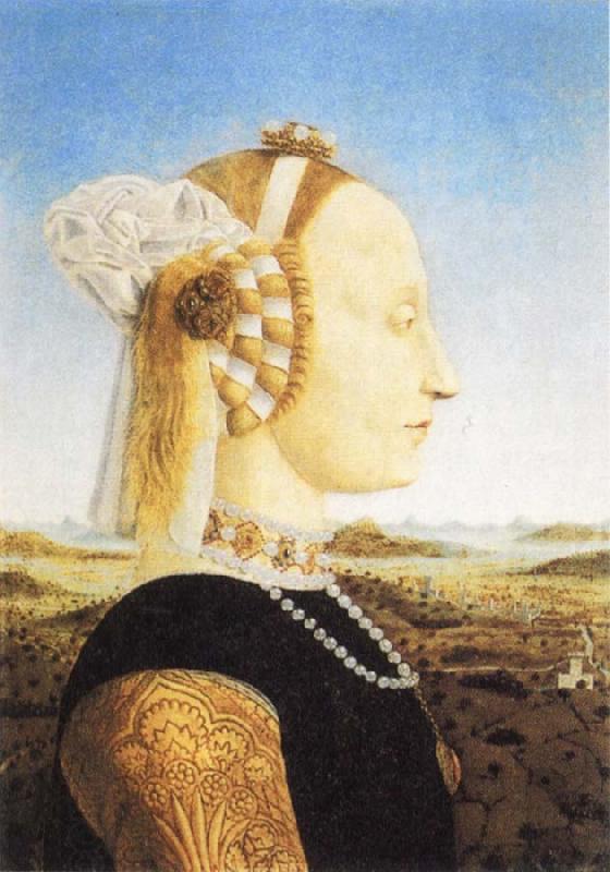 Piero della Francesca Ferderigo da Montefeltro's Wife Battista Sforza China oil painting art
